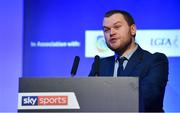 12 January 2019; Dr Stephen Kenneally, International Policy Administrator, Department of Culture, Heritage and the Gaeltacht, speaking about Hurling and UNESCO Intangible Cultural Heritage recognition at The GAA Games Development Conference, in partnership with Sky Sports, which took place in Croke Park on Friday and Saturday. A record attendance of over 800 delegates were present to see over 30 speakers from the world of Gaelic games, sport and education. Croke Park, Dublin. Photo by Piaras Ó Mídheach/Sportsfile