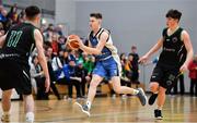 12 January 2019; Jack Maguire of Dublin Lions in action against Rian O'Connell of Portlaoise Panthers during the Hula Hoops Under 20 Men’s National Cup semi-final match between Portlaoise Panthers and Dublin Lions at the Mardyke Arena UCC in Cork.  Photo by Brendan Moran/Sportsfile