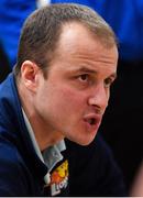 12 January 2019; Dublin Lions head coach Rob White during the Hula Hoops Under 20 Men’s National Cup semi-final match between Portlaoise Panthers and Dublin Lions at the Mardyke Arena UCC in Cork.  Photo by Brendan Moran/Sportsfile