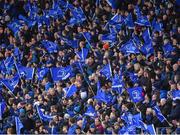 12 January 2019; Leinster supporters during the Heineken Champions Cup Pool 1 Round 5 match between Leinster and Toulouse at the RDS Arena in Dublin. Photo by Seb Daly/Sportsfile