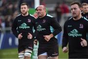 12 January 2019; Rory Best of Ulster during the warm up before the Heineken Champions Cup Pool 4 Round 5 match between Ulster and Racing 92 at the Kingspan Stadium in Belfast, Co. Antrim. Photo by Oliver McVeigh/Sportsfile