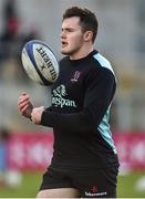 12 January 2019; Jacob Stockdale of Ulster before the Heineken Champions Cup Pool 4 Round 5 match between Ulster and Racing 92 at the Kingspan Stadium in Belfast, Co. Antrim. Photo by Oliver McVeigh/Sportsfile