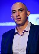 12 January 2019; James Podsiadly, AFL Stakeholder Engagement Manager, speaking about 'Analyse the Game and Make Objective Decisions', at The GAA Games Development Conference, in partnership with Sky Sports, which took place in Croke Park on Friday and Saturday. A record attendance of over 800 delegates were present to see over 30 speakers from the world of Gaelic games, sport and education. Croke Park, Dublin. Photo by Piaras Ó Mídheach/Sportsfile