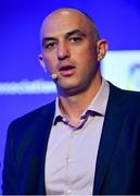 12 January 2019; James Podsiadly, AFL Stakeholder Engagement Manager, speaking about 'Analyse the Game and Make Objective Decisions', at The GAA Games Development Conference, in partnership with Sky Sports, which took place in Croke Park on Friday and Saturday. A record attendance of over 800 delegates were present to see over 30 speakers from the world of Gaelic games, sport and education. Croke Park, Dublin. Photo by Piaras Ó Mídheach/Sportsfile