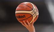 12 January 2019; A general view of a basketball during the Hula Hoops NICC Men’s National Cup semi-final match between Drogheda Bullets and BC Leixlip Zalgiris 1 at the Mardyke Arena UCC in Cork.  Photo by Brendan Moran/Sportsfile