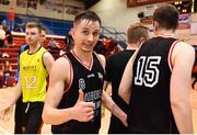 12 January 2019; Alex Dolenko of Bad Bobs Tolka Rovers following the Hula Hoops Presidents National Cup Semi-Final match between IT Carlow Basketball and Bad Bobs Tolka Rovers at Neptune Stadium in Cork.  Photo by Eóin Noonan/Sportsfile