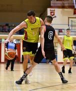 12 January 2019; Johnny McCarthy of IT Carlow in action against Alex Dolenko of Bad Bobs Tolka Rovers during the Hula Hoops Presidents National Cup Semi-Final match between IT Carlow Basketball and Bad Bobs Tolka Rovers at Neptune Stadium in Cork. Photo by Eóin Noonan/Sportsfile