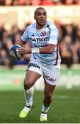 12 January 2019; Simon Zebo of Racing 92 during the Heineken Champions Cup Pool 4 Round 5 match between Ulster and Racing 92 at the Kingspan Stadium in Belfast, Co. Antrim. Photo by Oliver McVeigh/Sportsfile