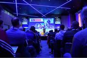 12 January 2019; Bernard Dunne, High Performance Director, Irish Athletic Boxing Association, speaking about 'A Journey of Endeavour Around Becoming Better' at The GAA Games Development Conference, in partnership with Sky Sports, which took place in Croke Park on Friday and Saturday. A record attendance of over 800 delegates were present to see over 30 speakers from the world of Gaelic games, sport and education. Croke Park, Dublin. Photo by Piaras Ó Mídheach/Sportsfile