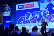 12 January 2019; Bernard Dunne, High Performance Director, Irish Athletic Boxing Association, speaking about 'A Journey of Endeavour Around Becoming Better' at The GAA Games Development Conference, in partnership with Sky Sports, which took place in Croke Park on Friday and Saturday. A record attendance of over 800 delegates were present to see over 30 speakers from the world of Gaelic games, sport and education. Croke Park, Dublin. Photo by Piaras Ó Mídheach/Sportsfile