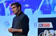 12 January 2019; Bernard Dunne, High Performance Director, Irish Athletic Boxing Association, speaking about 'A Journey of Endeavour Around Becoming Better' at The GAA Games Development Conference, in partnership with Sky Sports, which took place in Croke Park on Friday and Saturday. A record attendance of over 800 delegates were present to see over 30 speakers from the world of Gaelic games, sport and education. Croke Park, Dublin. Photo by Piaras Ó Mídheach/Sportsfile