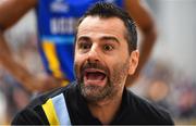 12 January 2019; UCD Marian head coach Ioannis Liapakis during the Hula Hoops Men’s Pat Duffy National Cup semi-final match between UCD Marian and Belfast Star at the Mardyke Arena UCC in Cork.  Photo by Brendan Moran/Sportsfile