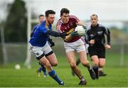 12 January 2019; Sam Duncan of Westmeath in action against Michael Quinn of Longford during the Bord na Mona O'Byrne Cup semi-final match between Westmeath and Longford at Downs GAA Club in Westmeath. Photo by Sam Barnes/Sportsfile
