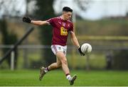 12 January 2019; Ronan O'Toole of Westmeath during the Bord na Mona O'Byrne Cup semi-final match between Westmeath and Longford at Downs GAA Club in Westmeath. Photo by Sam Barnes/Sportsfile