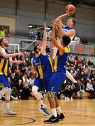 12 January 2019; Mark Berlic of Belfast Star in action against Conor Meany of UCD Marian during the Hula Hoops Men’s Pat Duffy National Cup semi-final match between UCD Marian and Belfast Star at the Mardyke Arena UCC in Cork. Photo by Brendan Moran/Sportsfile