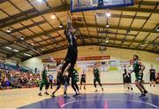 12 January 2019; Andre Nation of Tradehouse Central Ballincollig in action during the Hula Hoops Presidents National Cup semi-final match between Tradehouse Central Ballincollig and Limerick Celtics at Neptune Stadium in Cork.  Photo by Eóin Noonan/Sportsfile