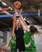 12 January 2019; Rachel Huidsjens of DCU Mercy in action against Anna Pupin Romanawska of Courtyard Liffey Celtics during the Hula Hoops Women’s Paudie O’Connor National Cup semi-final match between DCU Mercy and Courtyard Liffey Celtics at the Mardyke Arena UCC in Cork.  Photo by Brendan Moran/Sportsfile