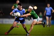 12 January 2019; Stephen Smith of Dublin in action against Ronan Ryan of Meath during the Bord na Mona O'Byrne Cup semi-final match between Dublin and Meath at Parnell Park in Dublin. Photo by Sam Barnes/Sportsfile