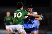 12 January 2019; Ryan Basquel of Dublin in action against Niall Hickey of Meath during the Bord na Mona O'Byrne Cup semi-final match between Dublin and Meath at Parnell Park in Dublin. Photo by Sam Barnes/Sportsfile