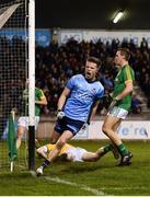 12 January 2019; Robbie McDaid of Dublin celebrates after scoring his side’s first goal during the Bord na Mona O'Byrne Cup semi-final match between Dublin and Meath at Parnell Park in Dublin. Photo by Sam Barnes/Sportsfile