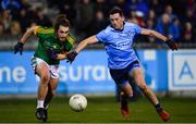 12 January 2019; Ryan Basquel of Dublin in action against Niall Kane of Meath during the Bord na Mona O'Byrne Cup semi-final match between Dublin and Meath at Parnell Park in Dublin. Photo by Sam Barnes/Sportsfile