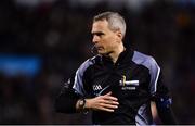 12 January 2019; Referee Fergal Kelly during the Bord na Mona O'Byrne Cup semi-final match between Dublin and Meath at Parnell Park in Dublin. Photo by Sam Barnes/Sportsfile