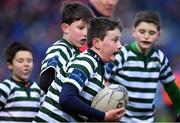 12 January 2019; Action from the Bank of Ireland Half-Time Minis match between Kilkenny RFC and Greystones RFC during the Heineken Champions Cup Pool 1 Round 5 match between Leinster and Toulouse at the RDS Arena in Dublin. Photo by Seb Daly/Sportsfile
