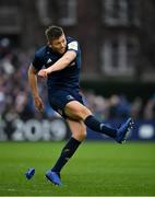 12 January 2019; Ross Byrne of Leinster kicks a conversion during the Heineken Champions Cup Pool 1 Round 5 match between Leinster and Toulouse at the RDS Arena in Dublin. Photo by Seb Daly/Sportsfile