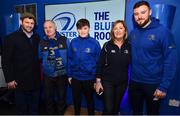 12 January 2019; Guests in The Blue Room with Leinster's Fergus McFadden and Robbie Henshaw prior to the Heineken Champions Cup Pool 1 Round 5 match between Leinster and Toulouse at the RDS Arena in Dublin. Photo by Seb Daly/Sportsfile