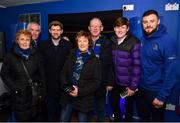 12 January 2019; Guests in The Blue Room with Leinster's Fergus McFadden and Robbie Henshaw prior to the Heineken Champions Cup Pool 1 Round 5 match between Leinster and Toulouse at the RDS Arena in Dublin. Photo by Seb Daly/Sportsfile