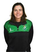 12 January 2019; Courtyard Liffey Celtics assistant coach Mary Bowler during squad portraits at the Mardyke Arena UCC in Cork.  Photo by Brendan Moran/Sportsfile