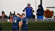12 January 2019; Leinster supporters celebrate a Dave Kearney try during the Heineken Champions Cup Pool 1 Round 5 match between Leinster and Toulouse at the RDS Arena in Dublin. Photo by Ramsey Cardy/Sportsfile