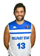 12 January 2019; Sergio Vidal of Belfast Star during squad portraits at the Mardyke Arena UCC in Cork.  Photo by Brendan Moran/Sportsfile