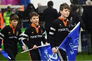 12 January 2019; Flagbearers from Kilkenny RFC ahead of the Heineken Champions Cup Pool 1 Round 5 match between Leinster and Toulouse at the RDS Arena in Dublin. Photo by Ramsey Cardy/Sportsfile