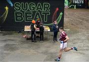 13 January 2019; Dylan Wall of Galway runs to the pitch prior to the Connacht FBD League semi-final match between Galway and Mayo at Tuam Stadium in Galway. Photo by Harry Murphy/Sportsfile