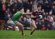 13 January 2019; Micheal Boyle of Galway in action against Diarmaid O'Connor of Mayo during the Connacht FBD League semi-final match between Galway and Mayo at Tuam Stadium in Galway. Photo by Harry Murphy/Sportsfile