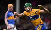 13 January 2019; Cathal McInerney of Clare after scoring his side's first goal during the Co-Op Superstores Munster Hurling League Final 2019 match between Clare and Tipperary at the Gaelic Grounds in Limerick. Photo by Piaras Ó Mídheach/Sportsfile