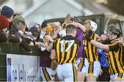 13 January 2019; Wexford and Kilkenny players tussel during the Bord na Mona Walsh Cup semi-final match between Wexford and Kilkenny at Bellefield in Wexford. Photo by Matt Browne/Sportsfile