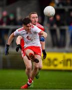 13 January 2019; Darragh Canavan of Tyrone in action against Sean Quinn of Derry during the Bank of Ireland Dr McKenna Cup semi-final match between Tyrone and Derry at the Athletic Grounds in Armagh. Photo by Sam Barnes/Sportsfile