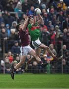 13 January 2019; Fionn McDonagh of Mayo in action against Johnny Heaney of Galway during the Connacht FBD League semi-final match between Galway and Mayo at Tuam Stadium in Galway. Photo by Harry Murphy/Sportsfile