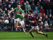 13 January 2019; Michael Plunkett of Mayo in action against Micheal Boyle of Galway during the Connacht FBD League semi-final match between Galway and Mayo at Tuam Stadium in Galway. Photo by Harry Murphy/Sportsfile