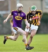13 January 2019; David Dunne of Wexford in action against Paddy Deegan of Kilkenny during the Bord na Mona Walsh Cup semi-final match between Wexford and Kilkenny at Bellefield in Wexford. Photo by Matt Browne/Sportsfile