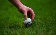 13 January 2019; Conor Cleary of Clare prepares to take a sideline cut during the Co-Op Superstores Munster Hurling League Final 2019 match between Clare and Tipperary at the Gaelic Grounds in Limerick. Photo by Piaras Ó Mídheach/Sportsfile