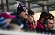 13 January 2019; Joe Canning on the Galway bench during the Bord na Mona Walsh Cup semi-final match between Dublin and Galway at Parnell Park in Dublin.  Photo by Ramsey Cardy/Sportsfile