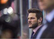 13 January 2019; Belfast Giants head coach Adam Keefe during the IIHF Continental Cup Final match between Arlan Kokshetau and Stena Line Belfast Giants at the SSE Arena in Belfast, Co. Antrim. Photo by Eoin Smith/Sportsfile