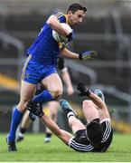 13 January 2019; Cathal Compton of Roscommon in action against Pat Hughes of Sligo during the Connacht FBD League semi-final match between Roscommon and Sligo at Dr. Hyde Park in Roscommon. Photo by David Fitzgerald/Sportsfile