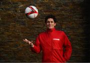 14 January 2019; The SPAR FAI Primary School 5s Programme was officially launched today by former Republic of Ireland International Keith Andrews, pictured, and current Republic of Ireland Women’s International Megan Campbell. Over 35,000 boys and girls from 4th, 5th and 6th class are expected to take part in this fun and inclusive nationwide programme. Register for the SPAR5s by February 15th at www.fai.ie/primary5  Photo by Stephen McCarthy/Sportsfile