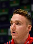 14 January 2019; Rory Scannell during a Munster Rugby press conference at University of Limerick in Limerick. Photo by Seb Daly/Sportsfile