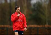 14 January 2019; Head coach Johann van Graan during Munster Rugby training at University of Limerick in Limerick. Photo by Seb Daly/Sportsfile