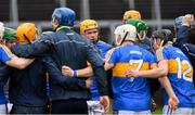 13 January 2019; Padraic Maher of Tipperary in a huddle before the Co-Op Superstores Munster Hurling League Final 2019 match between Clare and Tipperary at the Gaelic Grounds in Limerick. Photo by Piaras Ó Mídheach/Sportsfile